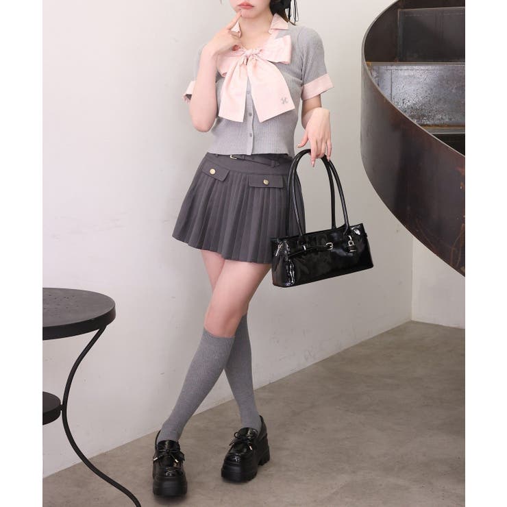 【one after another】【SMサイズ展開あり】ダブルベルト付きプリ… | NICE CLAUP / OLIVE des OLIVE　OUTLET | 詳細画像40 