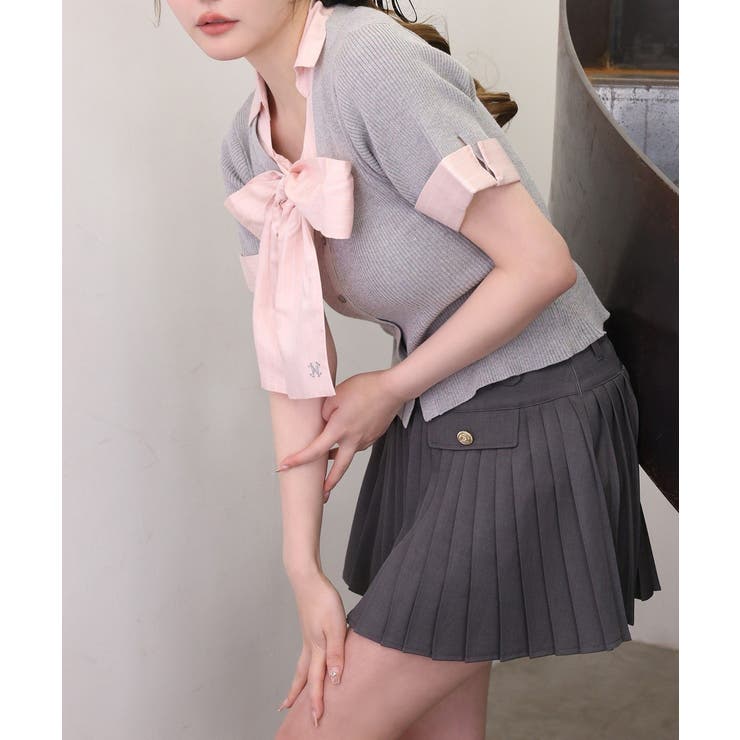 【one after another】【SMサイズ展開あり】ダブルベルト付きプリ… | NICE CLAUP / OLIVE des OLIVE　OUTLET | 詳細画像44 