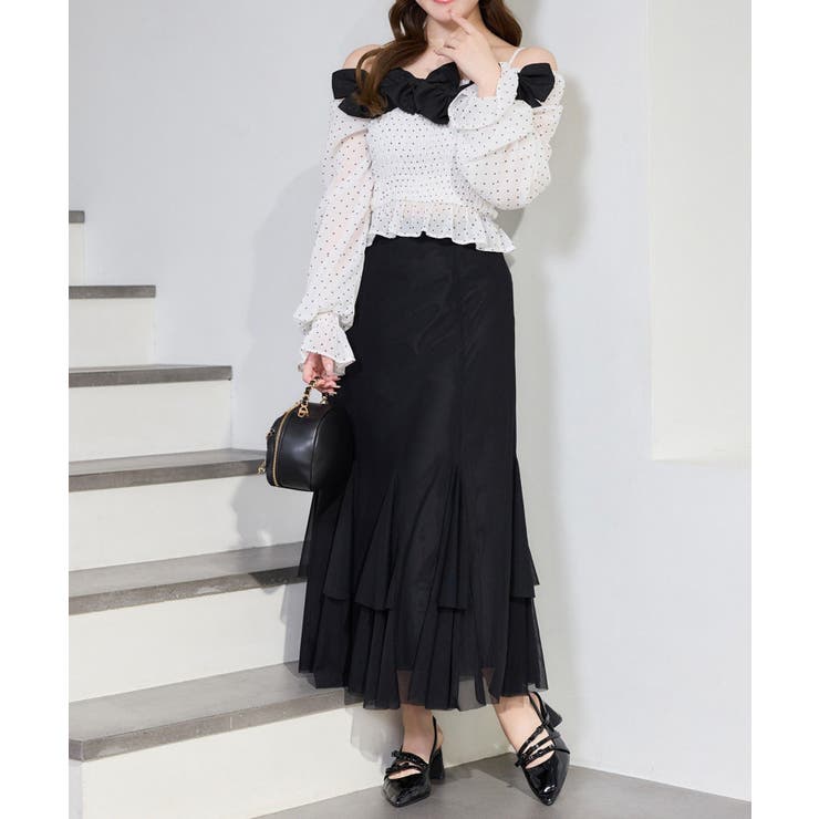 最終価格　&ellecyロングスカート ルイルエブティック RUIRUE BOUTIQUE ストレッチ ｜ 選べるシルエット