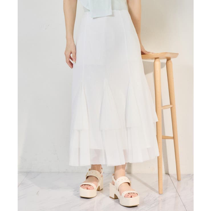 one after another】ロングスカート[品番：NCLW0018498]｜NICE CLAUP
