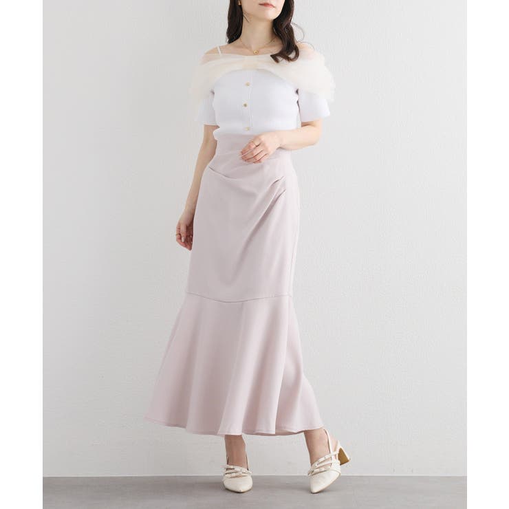 【one after another】バックレースアップマーメイドスカート | NICE CLAUP / OLIVE des OLIVE　OUTLET | 詳細画像7 