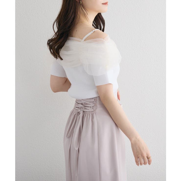 【one after another】バックレースアップマーメイドスカート | NICE CLAUP / OLIVE des OLIVE　OUTLET | 詳細画像9 