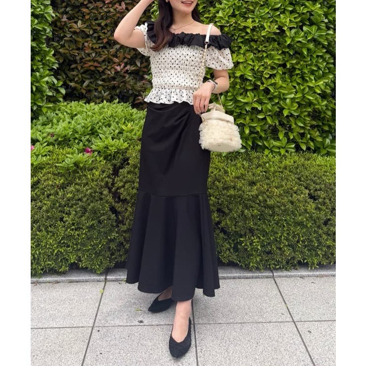 【one after another】バックレースアップマーメイドスカート | NICE CLAUP / OLIVE des OLIVE　OUTLET | 詳細画像24 