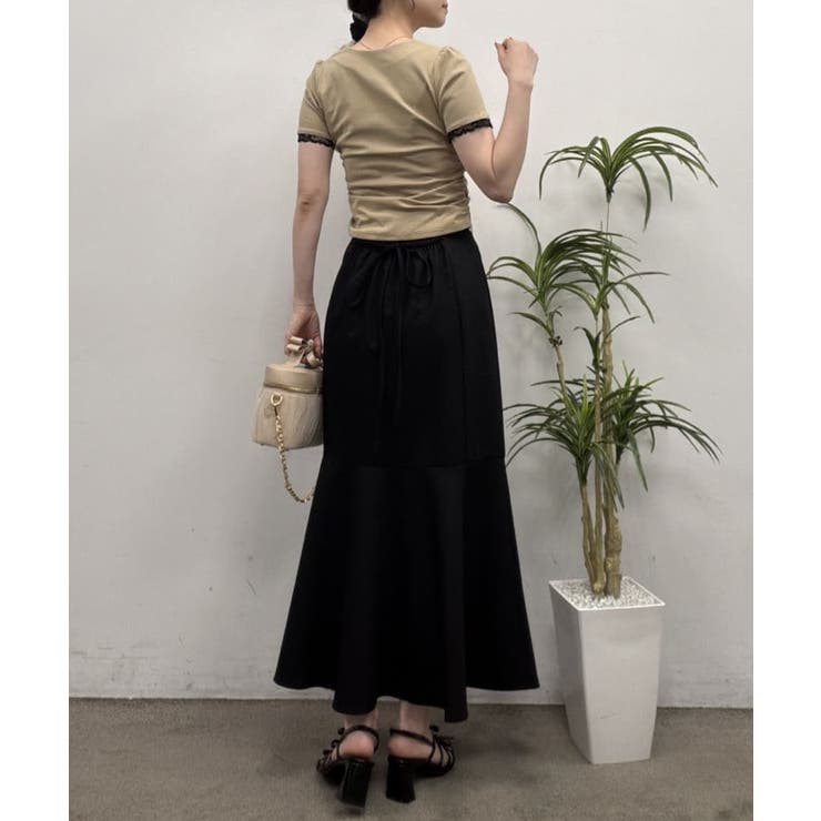 【one after another】バックレースアップマーメイドスカート | NICE CLAUP / OLIVE des OLIVE　OUTLET | 詳細画像29 