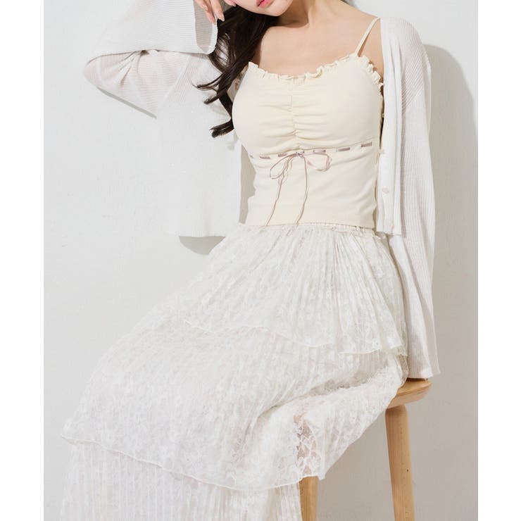【one after another】プリーツロングスカート | NICE CLAUP / OLIVE des OLIVE　OUTLET | 詳細画像5 