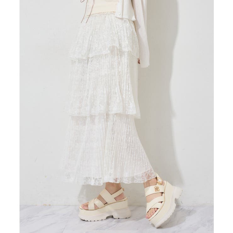オフ | 【one after another】プリーツロングスカート | NICE CLAUP / OLIVE des OLIVE　OUTLET