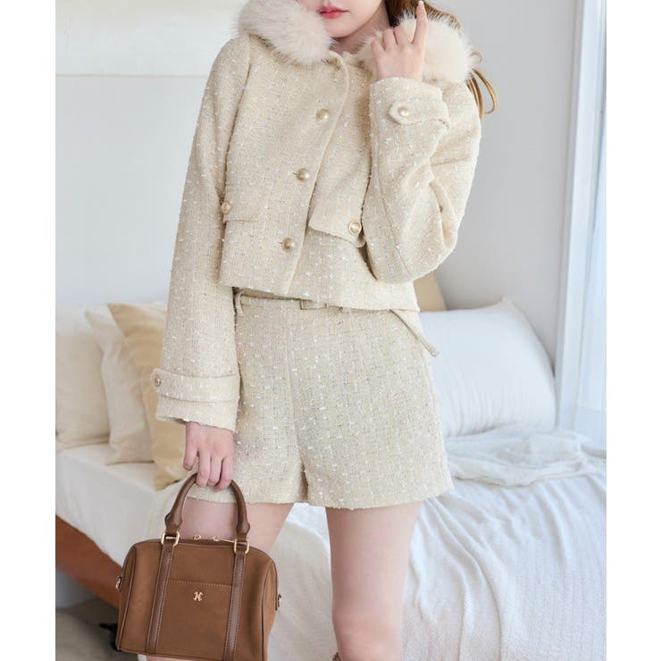 【one after another】ベルト付きショートパンツ | NICE CLAUP / OLIVE des OLIVE　OUTLET | 詳細画像5 