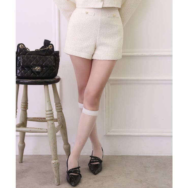 【one after another】レースアップショートパンツ | NICE CLAUP / OLIVE des OLIVE　OUTLET | 詳細画像11 