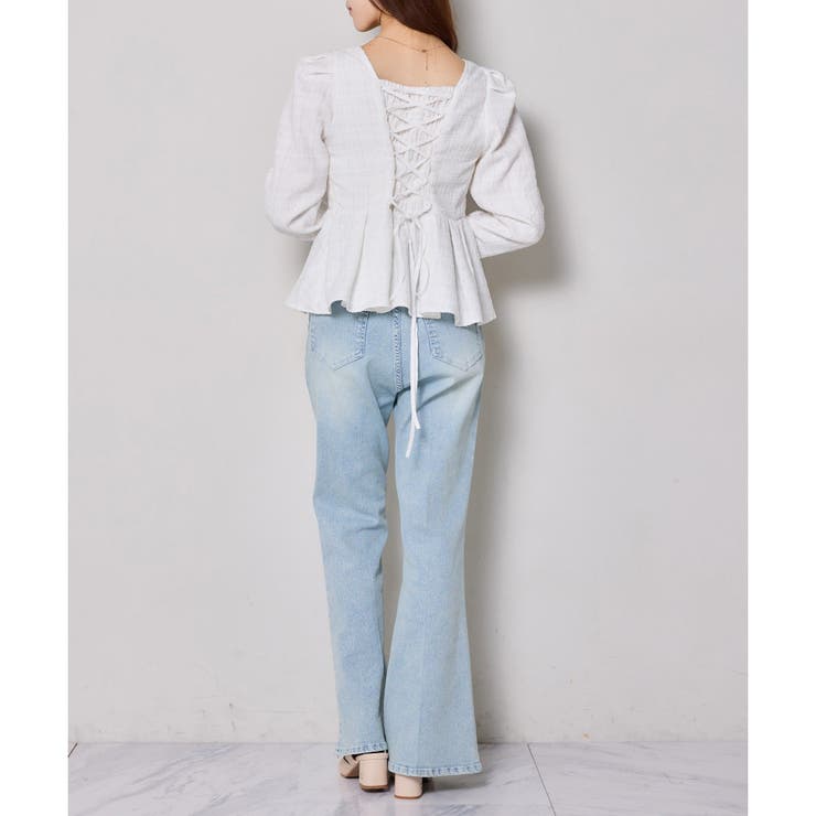 【one after another】ペプラムトップス | NICE CLAUP / OLIVE des OLIVE　OUTLET | 詳細画像6 