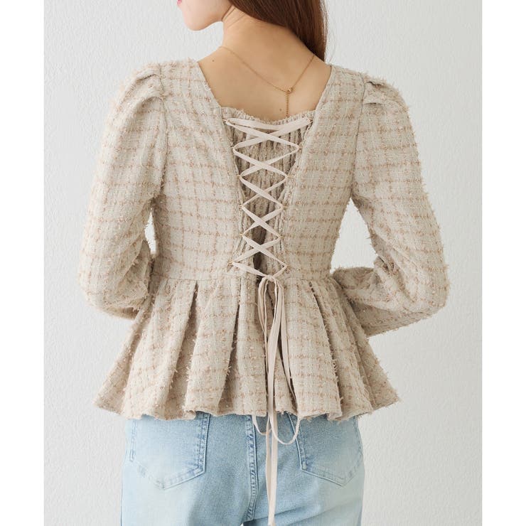 【one after another】ペプラムトップス | NICE CLAUP / OLIVE des OLIVE　OUTLET | 詳細画像12 