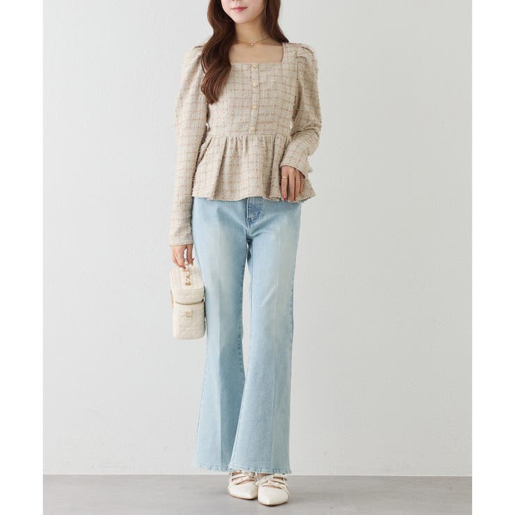 【one after another】ペプラムトップス | NICE CLAUP / OLIVE des OLIVE　OUTLET | 詳細画像14 