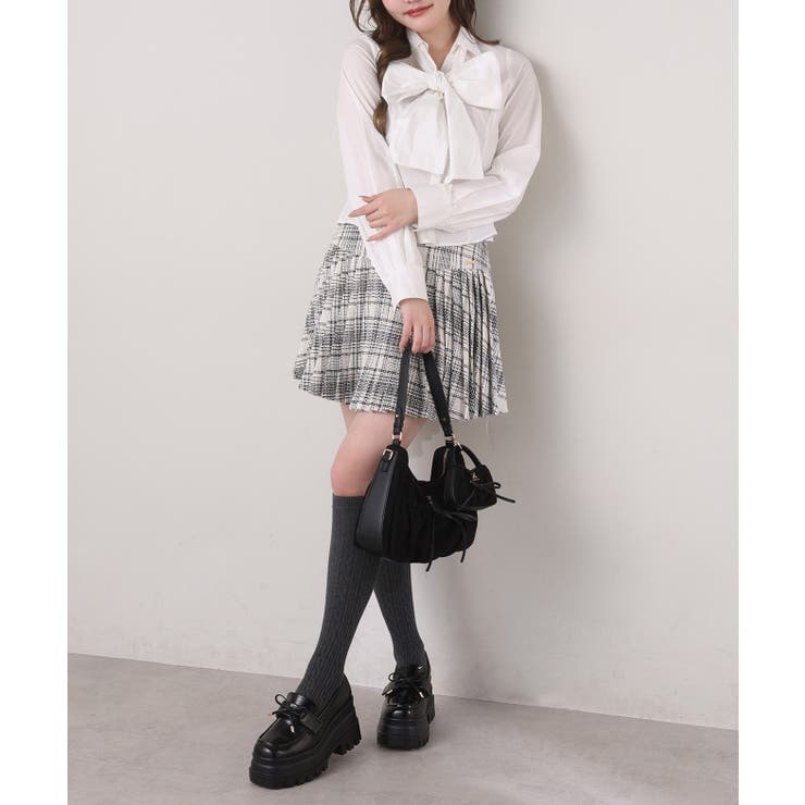 【one after another】【リボン取り外し可能】フロントギャザーボウ… | NICE CLAUP / OLIVE des OLIVE　OUTLET | 詳細画像37 