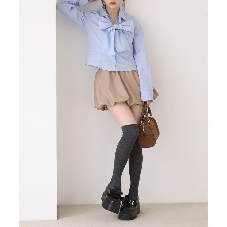【one after another】【リボン取り外し可能】フロントギャザーボウ… | NICE CLAUP / OLIVE des OLIVE　OUTLET | 詳細画像42 