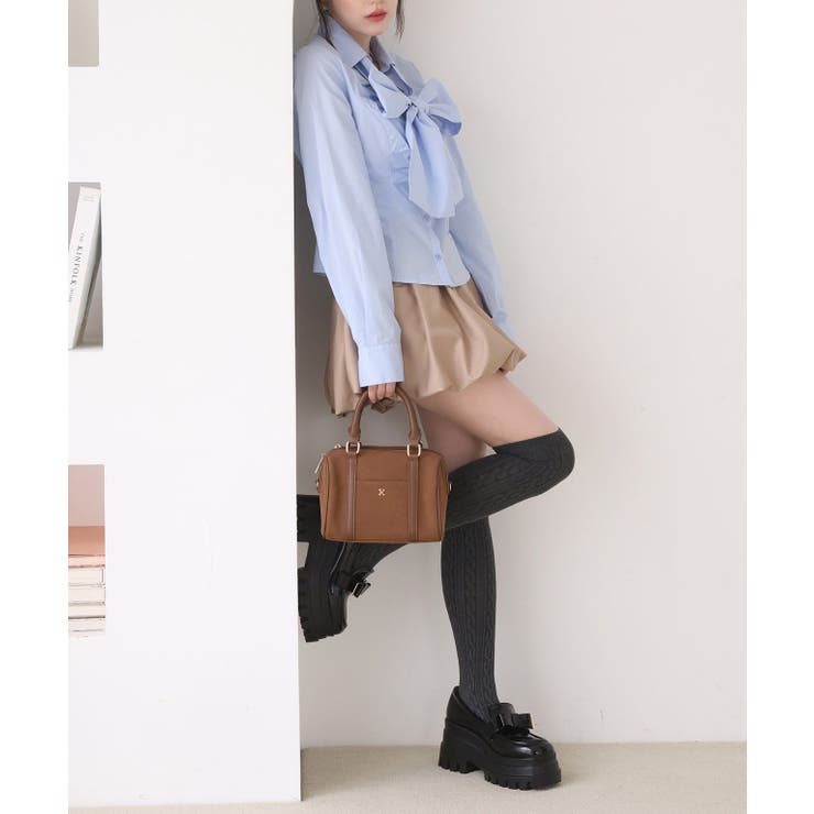 【one after another】【リボン取り外し可能】フロントギャザーボウ… | NICE CLAUP / OLIVE des OLIVE　OUTLET | 詳細画像43 