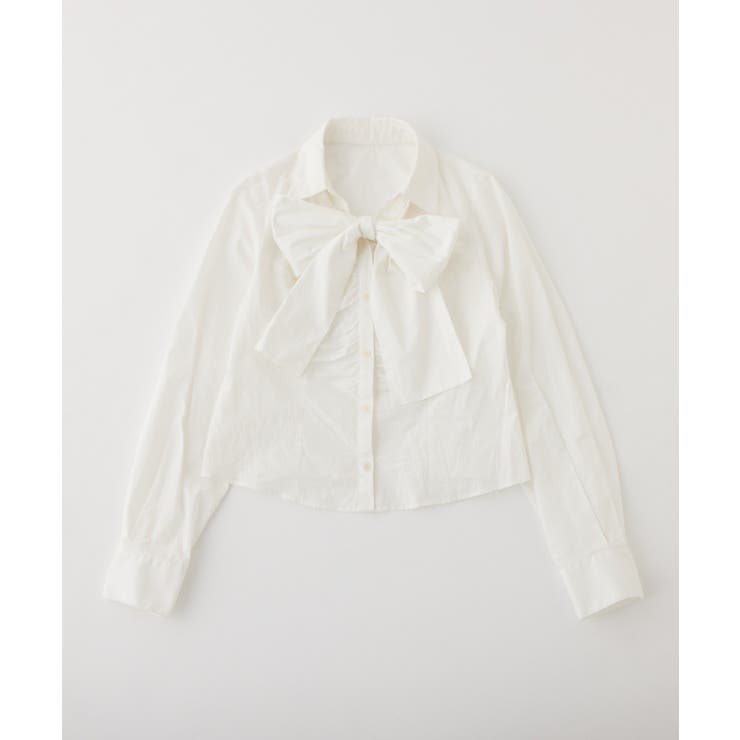 【one after another】【リボン取り外し可能】フロントギャザーボウ… | NICE CLAUP / OLIVE des OLIVE　OUTLET | 詳細画像2 