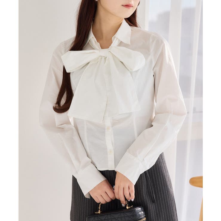 【one after another】【リボン取り外し可能】フロントギャザーボウ… | NICE CLAUP / OLIVE des OLIVE　OUTLET | 詳細画像22 