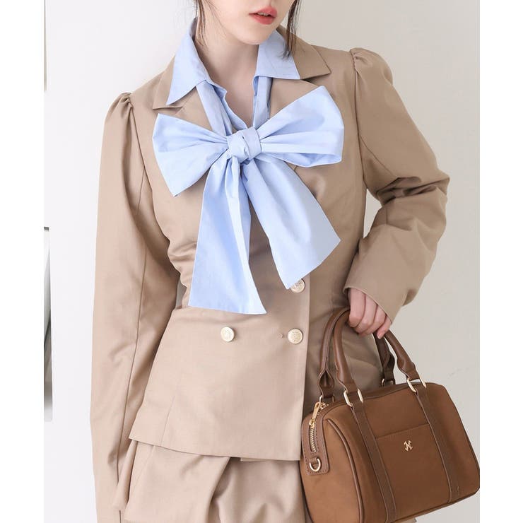 【one after another】【リボン取り外し可能】フロントギャザーボウ… | NICE CLAUP / OLIVE des OLIVE　OUTLET | 詳細画像40 