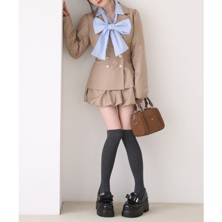 【one after another】【リボン取り外し可能】フロントギャザーボウ… | NICE CLAUP / OLIVE des OLIVE　OUTLET | 詳細画像43 