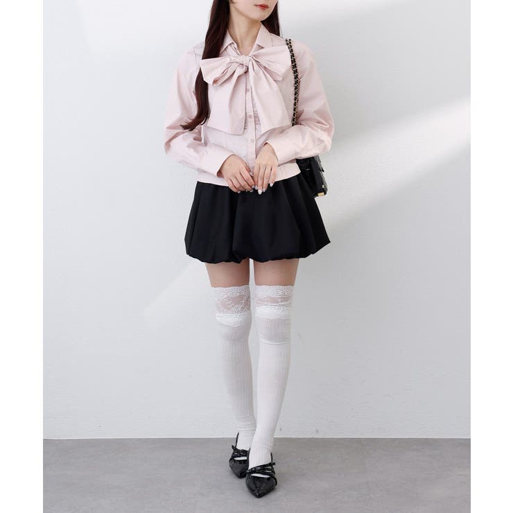 【one after another】【リボン取り外し可能】フロントギャザーボウ… | NICE CLAUP / OLIVE des OLIVE　OUTLET | 詳細画像77 