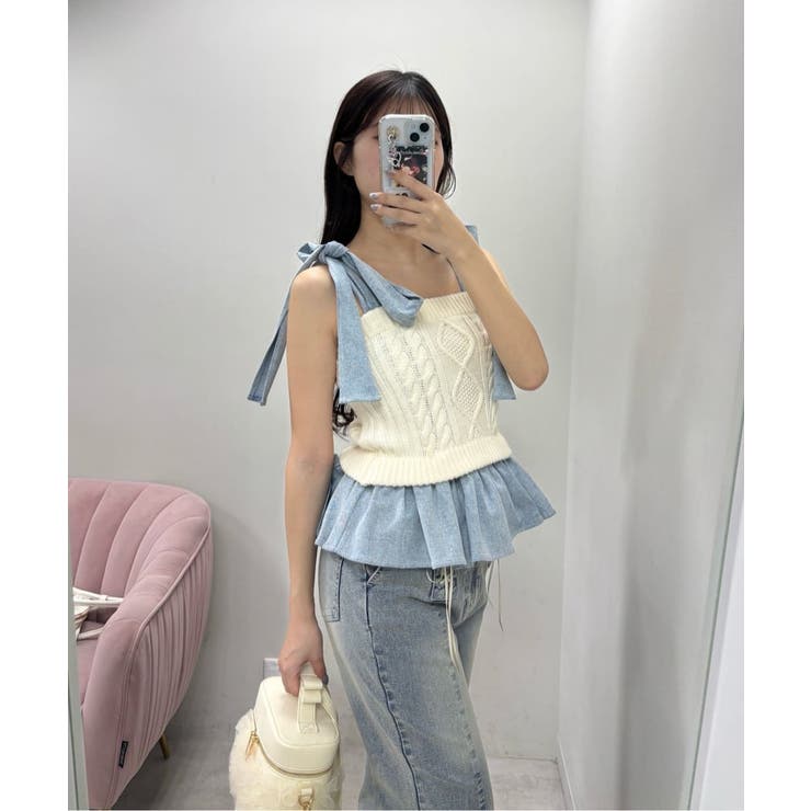 【one after another】【Denim | NICE CLAUP / OLIVE des OLIVE　OUTLET | 詳細画像3 