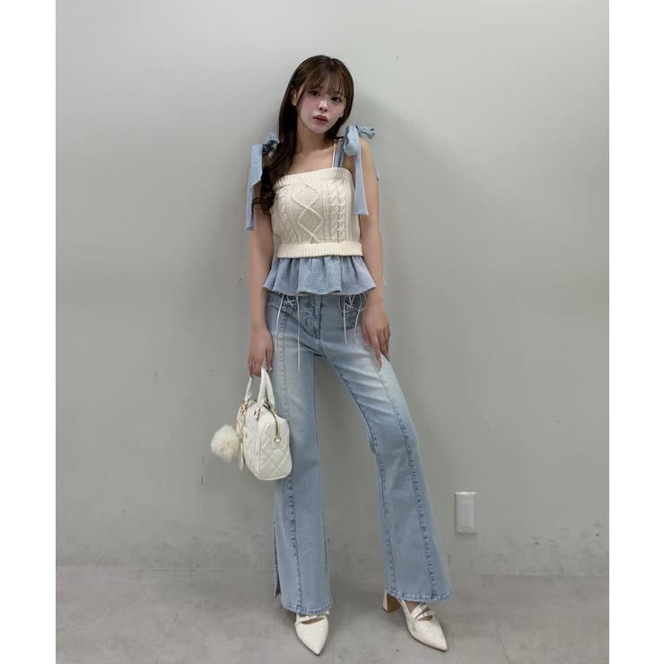 【one after another】【Denim | NICE CLAUP / OLIVE des OLIVE　OUTLET | 詳細画像7 