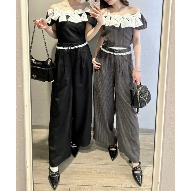 【one after another】ブラックリボンブラウス | NICE CLAUP / OLIVE des OLIVE　OUTLET | 詳細画像30 