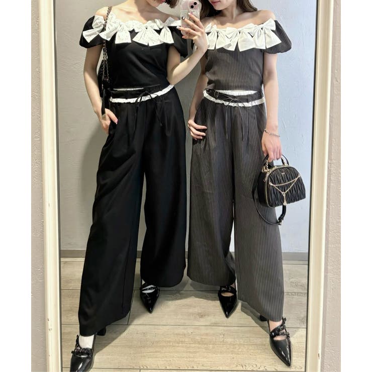 【one after another】ブラックリボンブラウス | NICE CLAUP / OLIVE des OLIVE　OUTLET | 詳細画像31 