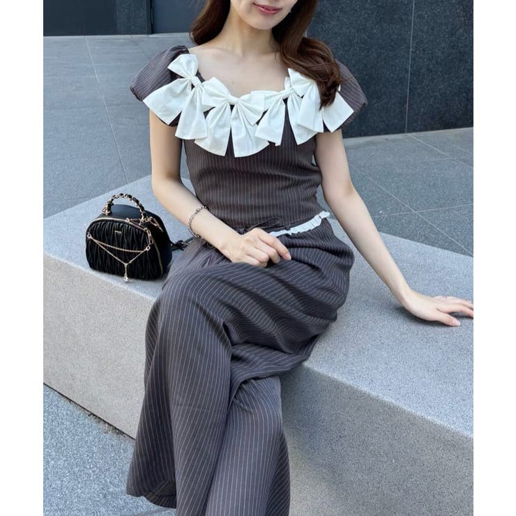 【one after another】ブラックリボンブラウス | NICE CLAUP / OLIVE des OLIVE　OUTLET | 詳細画像33 