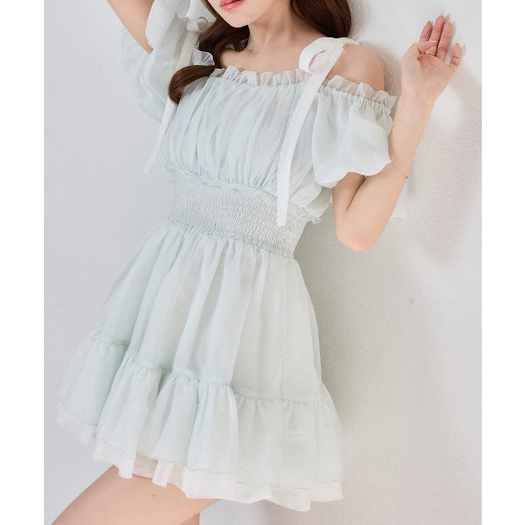 ミント | 【one after another】半袖愛されメロチュニック | NICE CLAUP / OLIVE des OLIVE　OUTLET