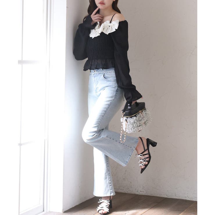 【one after another】シャーリングブラウス | NICE CLAUP / OLIVE des OLIVE　OUTLET | 詳細画像24 