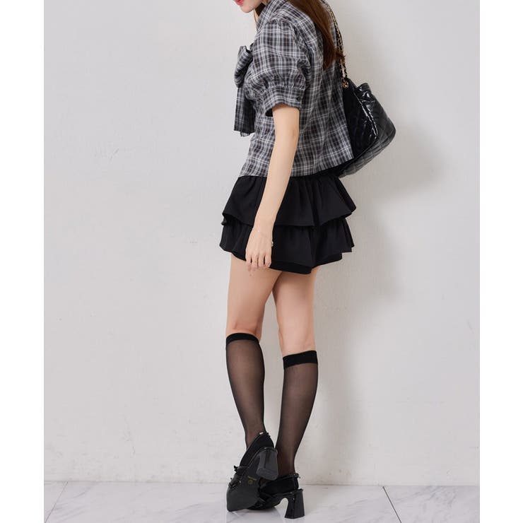 【one after another】半袖ボウタイブラウス | NICE CLAUP / OLIVE des OLIVE　OUTLET | 詳細画像17 