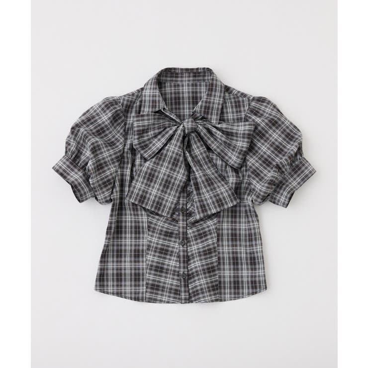 【one after another】半袖ボウタイブラウス | NICE CLAUP / OLIVE des OLIVE　OUTLET | 詳細画像14 