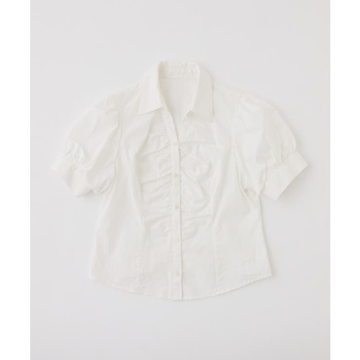 【one after another】半袖ボウタイブラウス | NICE CLAUP / OLIVE des OLIVE　OUTLET | 詳細画像3 