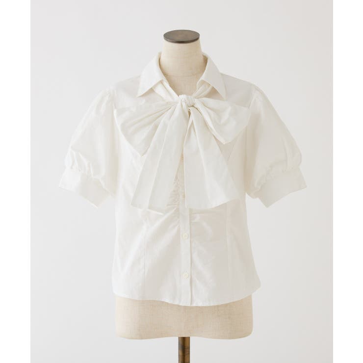 【one after another】半袖ボウタイブラウス | NICE CLAUP / OLIVE des OLIVE　OUTLET | 詳細画像19 