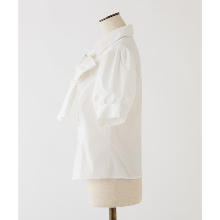 【one after another】半袖ボウタイブラウス | NICE CLAUP / OLIVE des OLIVE　OUTLET | 詳細画像20 
