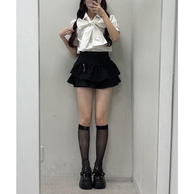 【one after another】半袖ボウタイブラウス | NICE CLAUP / OLIVE des OLIVE　OUTLET | 詳細画像31 