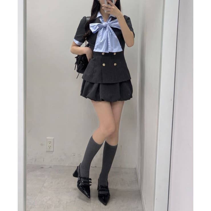 【one after another】半袖ボウタイブラウス | NICE CLAUP / OLIVE des OLIVE　OUTLET | 詳細画像33 