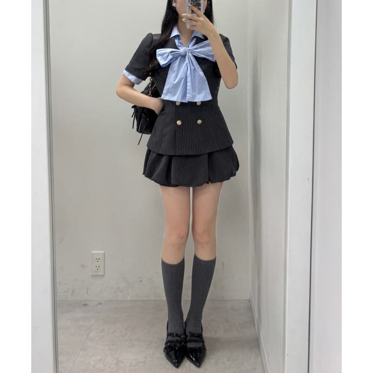 【one after another】半袖ボウタイブラウス | NICE CLAUP / OLIVE des OLIVE　OUTLET | 詳細画像35 