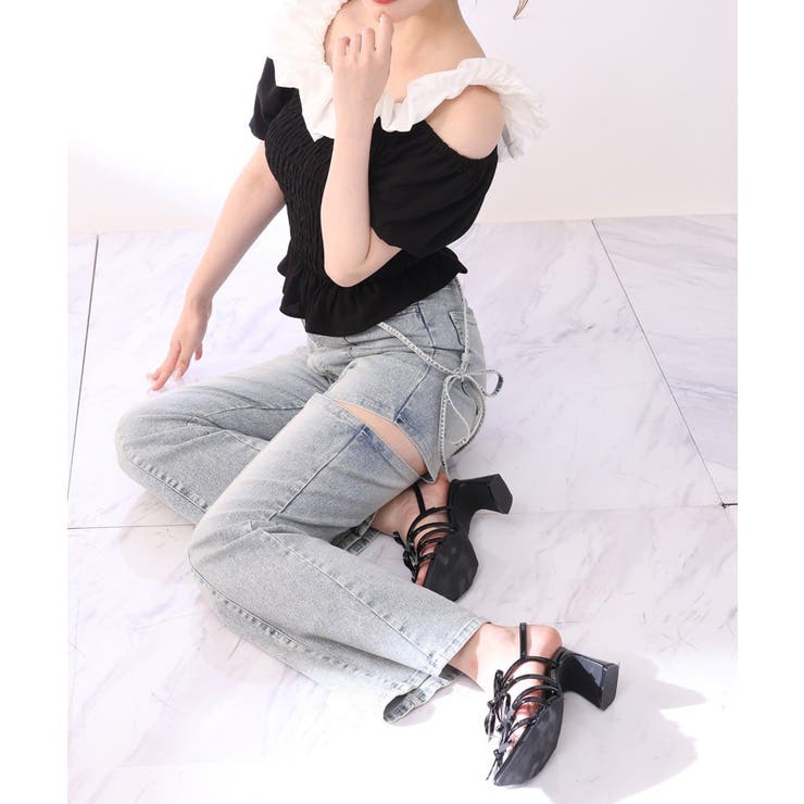 【one after another】シャーリングブラウス | NICE CLAUP / OLIVE des OLIVE　OUTLET | 詳細画像16 