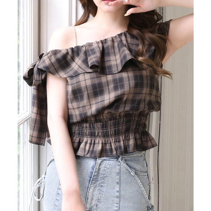 【one after another】ワンショルリボンブラウス | NICE CLAUP / OLIVE des OLIVE　OUTLET | 詳細画像9 