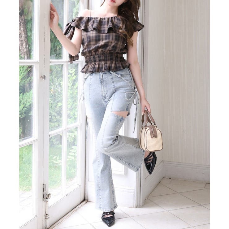 【one after another】ワンショルリボンブラウス | NICE CLAUP / OLIVE des OLIVE　OUTLET | 詳細画像11 