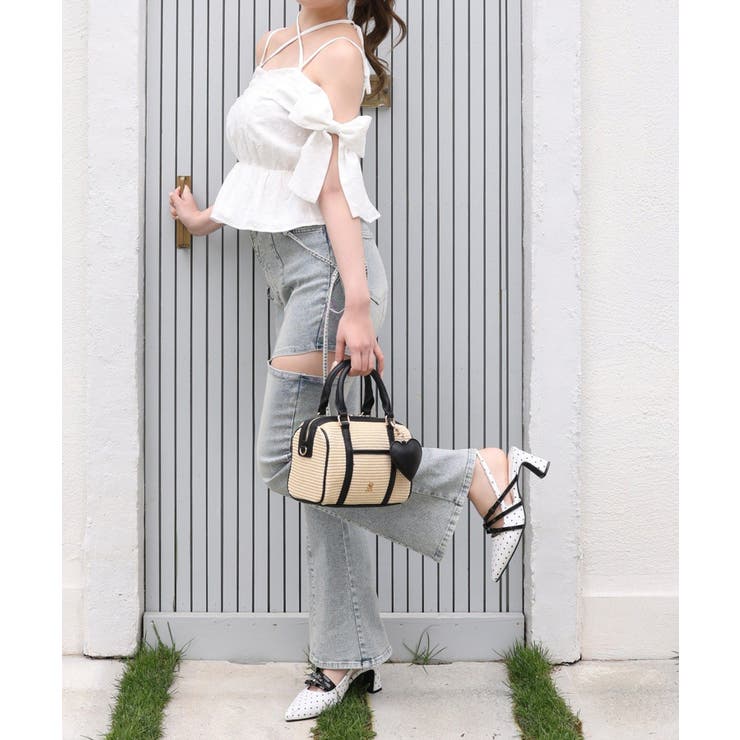 【one after another】サイドリボンオフショルブラウス | NICE CLAUP / OLIVE des OLIVE　OUTLET | 詳細画像7 