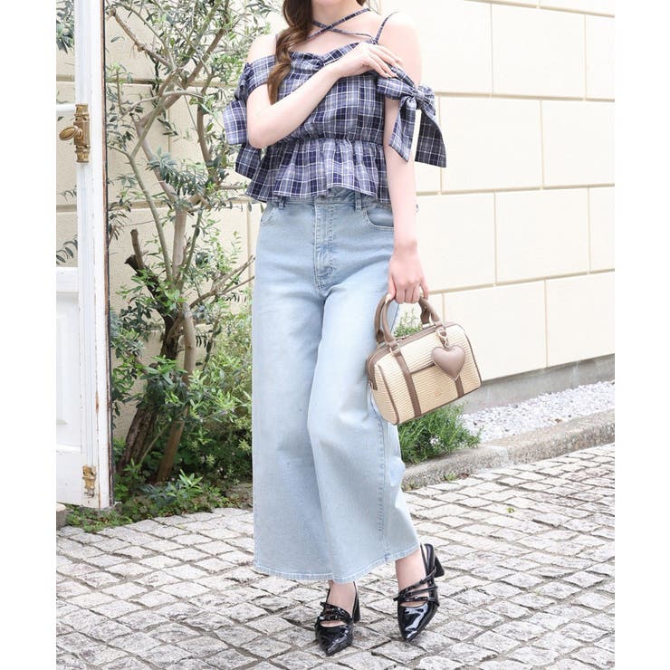 【one after another】サイドリボンオフショルブラウス | NICE CLAUP / OLIVE des OLIVE　OUTLET | 詳細画像18 