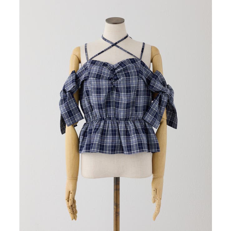 【one after another】サイドリボンオフショルブラウス | NICE CLAUP / OLIVE des OLIVE　OUTLET | 詳細画像27 