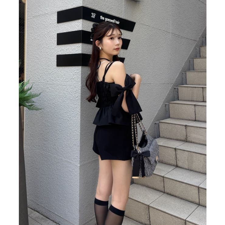 【one after another】サイドリボンオフショルブラウス | NICE CLAUP / OLIVE des OLIVE　OUTLET | 詳細画像49 