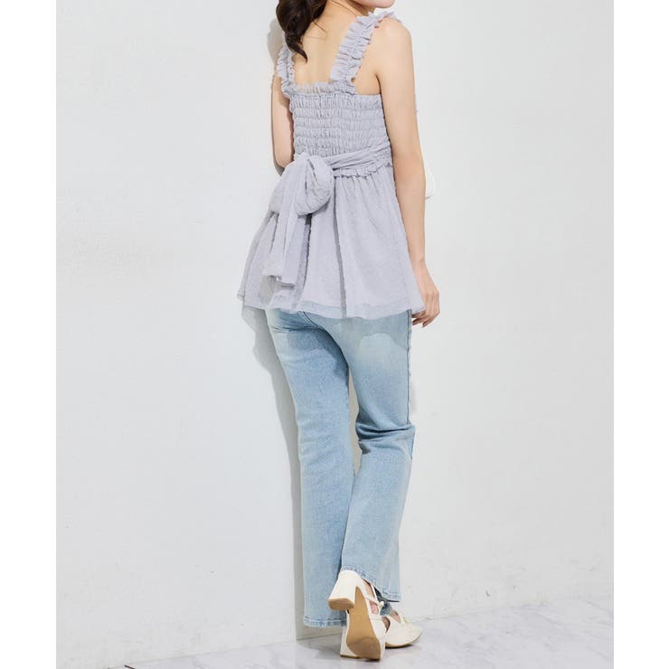 【one after another】3wayリボンシャーリングチュニック | NICE CLAUP / OLIVE des OLIVE　OUTLET | 詳細画像14 