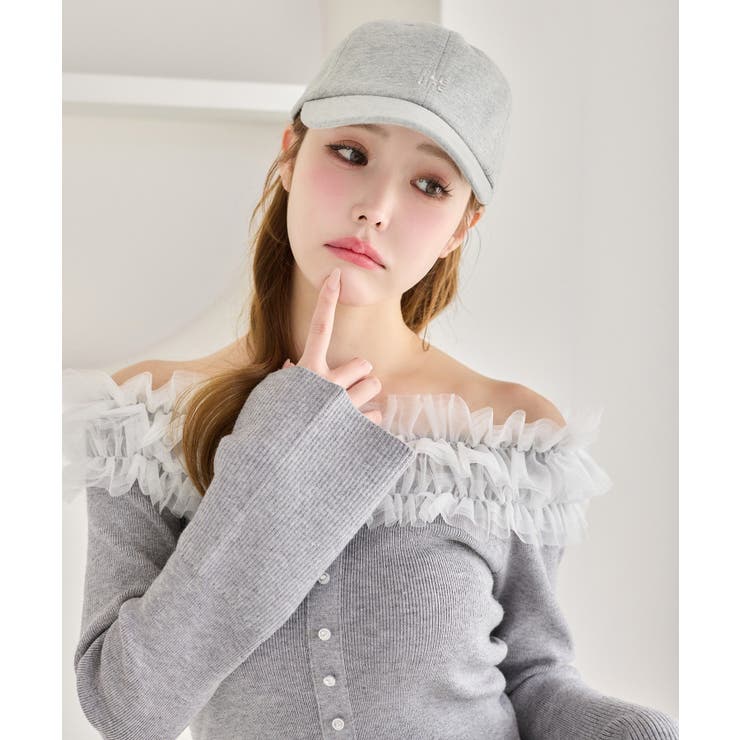 【one after another】チュールフリルオフショルニット | NICE CLAUP / OLIVE des OLIVE　OUTLET | 詳細画像16 