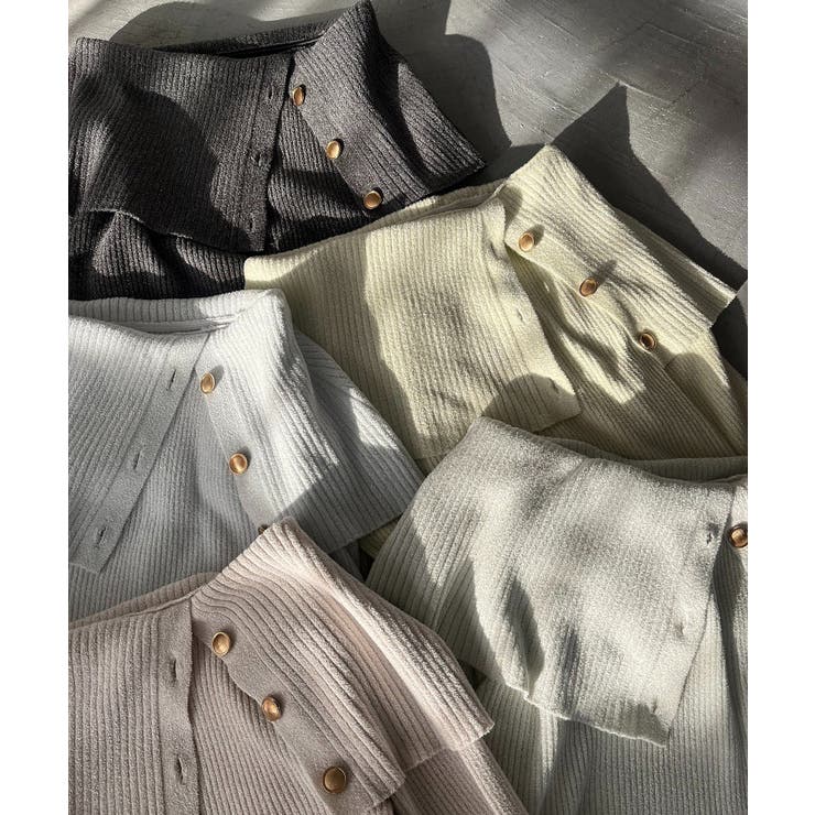 【one after another】オフショルラメニット | NICE CLAUP / OLIVE des OLIVE　OUTLET | 詳細画像9 