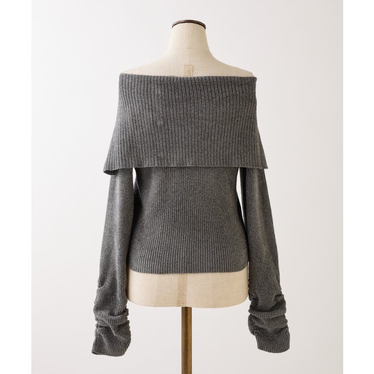 【one after another】オフショルラメニット | NICE CLAUP / OLIVE des OLIVE　OUTLET | 詳細画像10 
