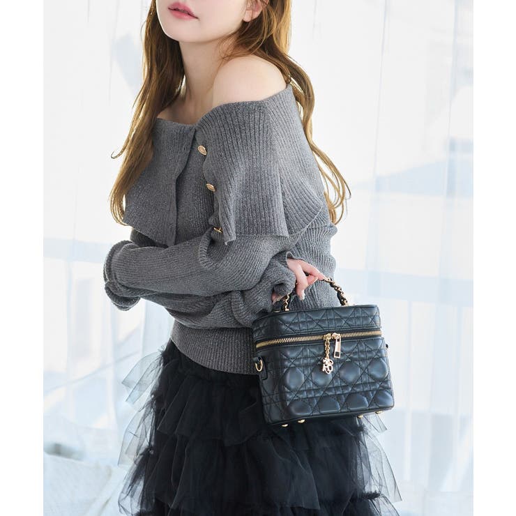 【one after another】オフショルラメニット | NICE CLAUP / OLIVE des OLIVE　OUTLET | 詳細画像19 